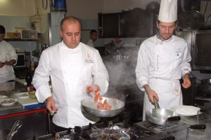 Luigi Gerosa con il suo amico Paolo Antinori