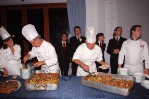 an26-10-08associ-acc-stoccaf-203 gli chef Ida Ribaj,Renato Lucarini,Adino Messi e Marco Marrone