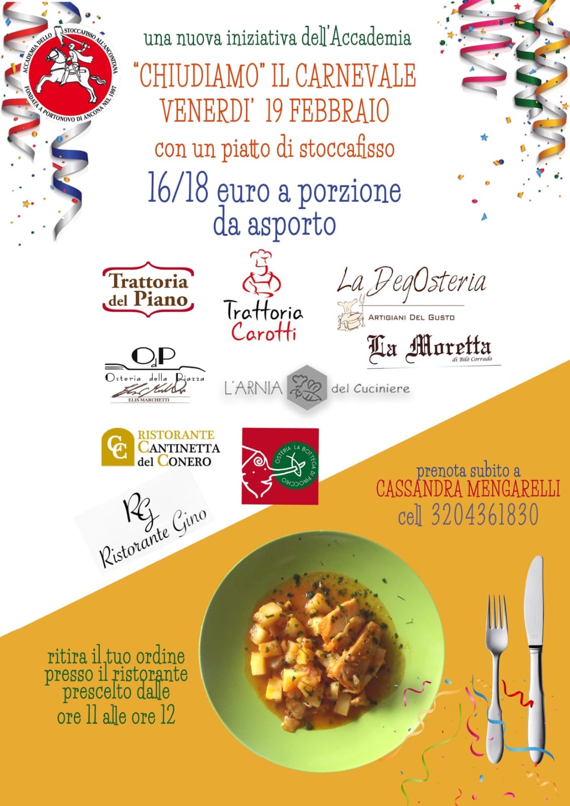 Asporto a carnevale